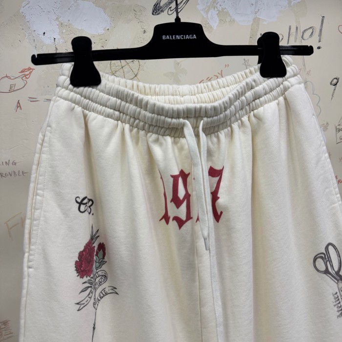 Balenciaga Tattoo Baggy Sweatpants #385108