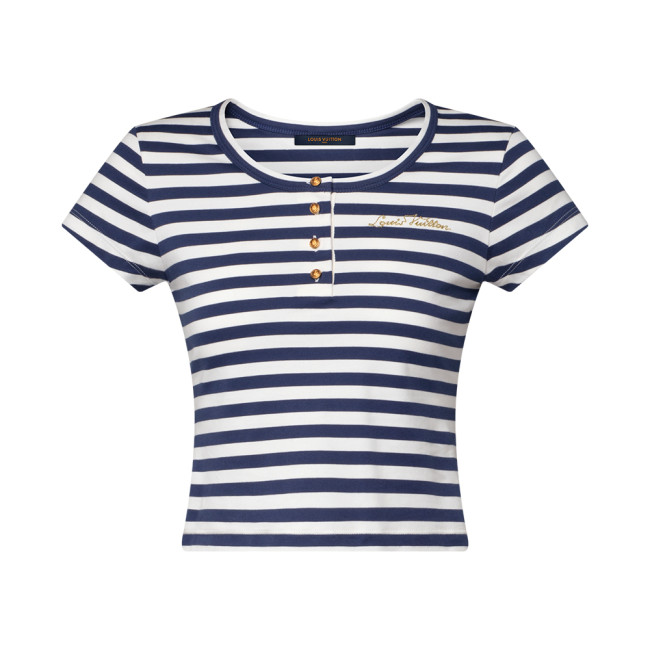 LOUIS VUITTON Striped Fitted T-Shirt #385203