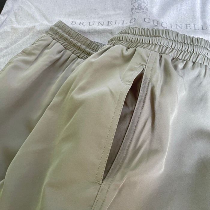Brunello Cucinelli Swimsuit for Man in Khaki #385179