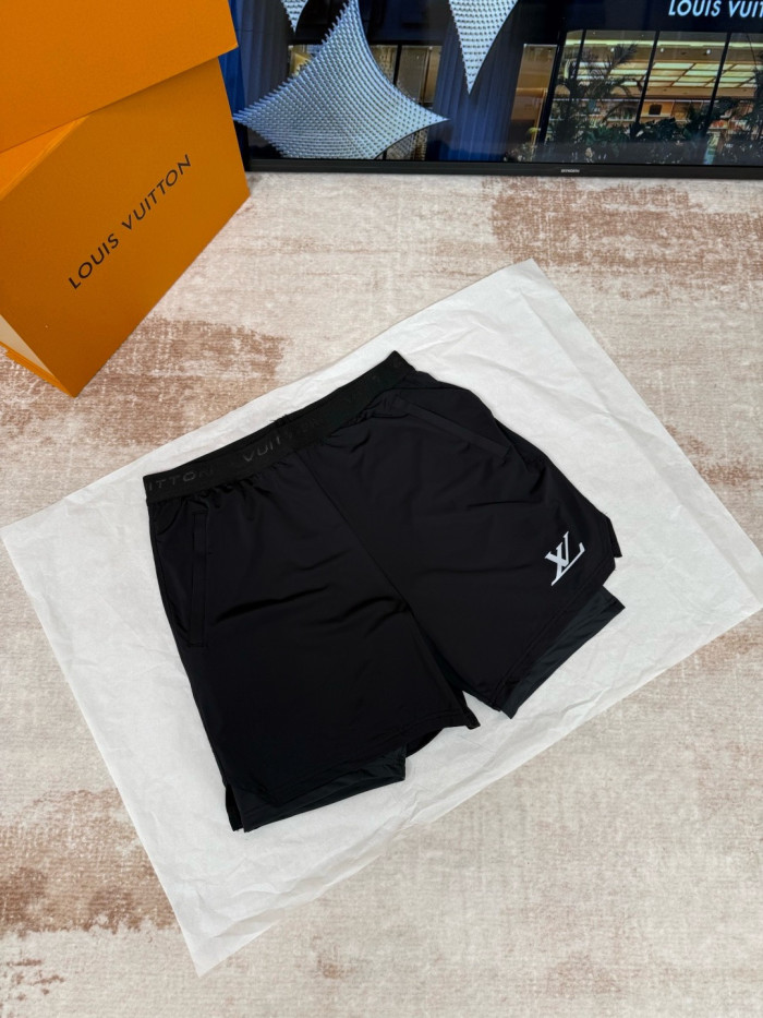 LOUIS VUITTON Double Layer Running Shorts #385289