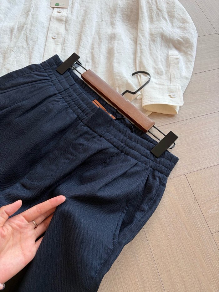 ZEGNA Mulberry Silk Linen Shorts #385175
