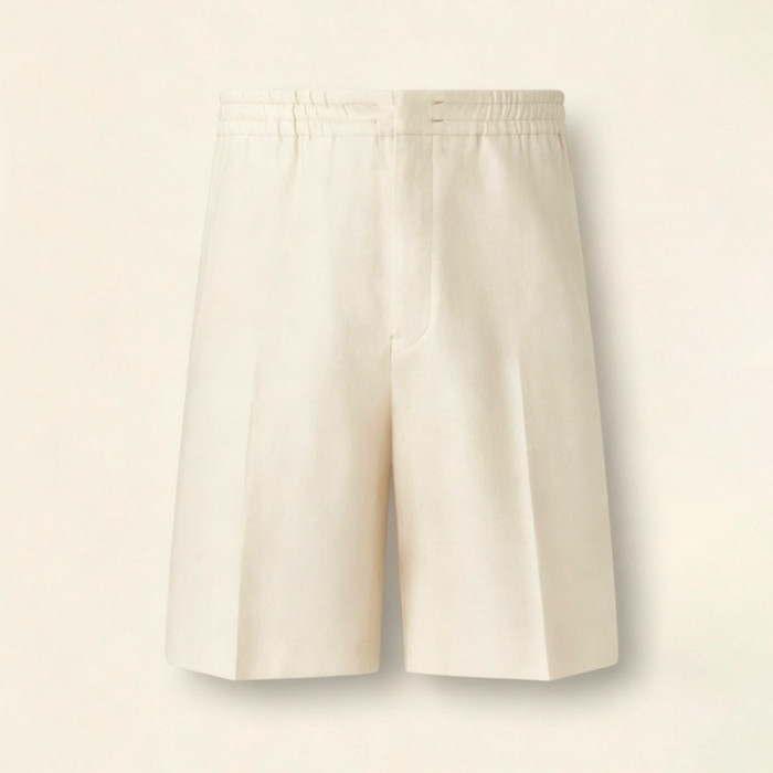 ZEGNA Mulberry Silk Linen Shorts #385175