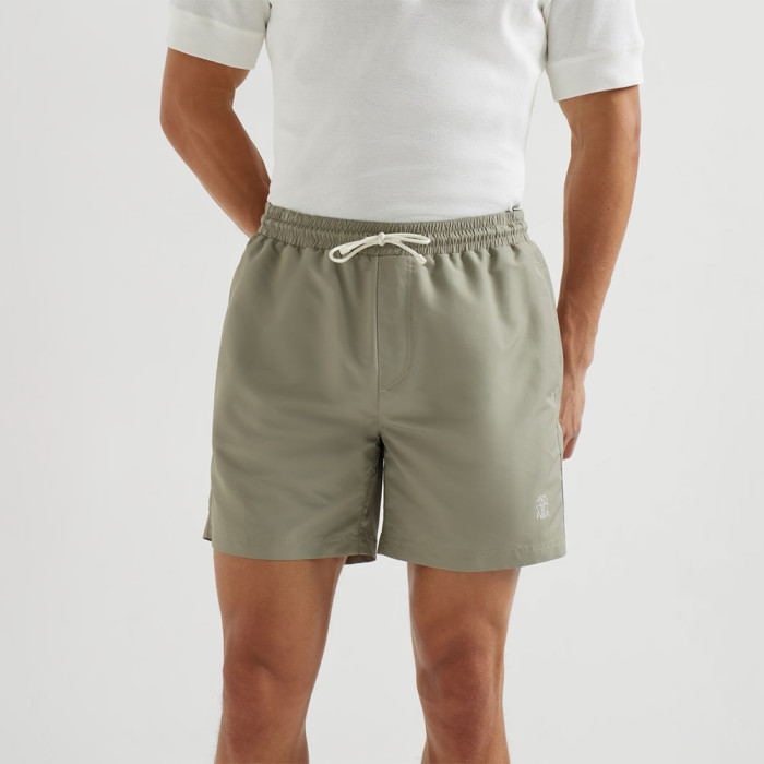 Brunello Cucinelli Swimsuit for Man in Khaki #385179