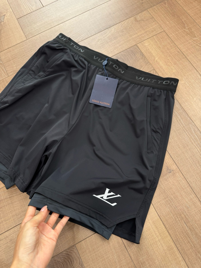 LOUIS VUITTON Double Layer Running Shorts #385289