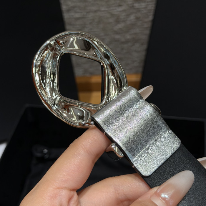 Chanel 30mm LEATHER BELT #385332