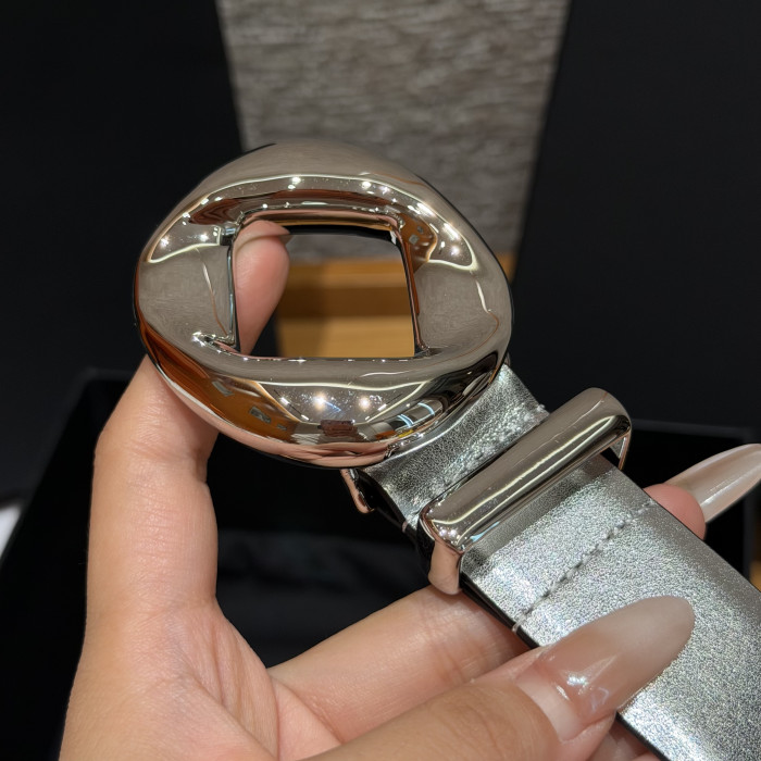 Chanel 30mm LEATHER BELT #385332