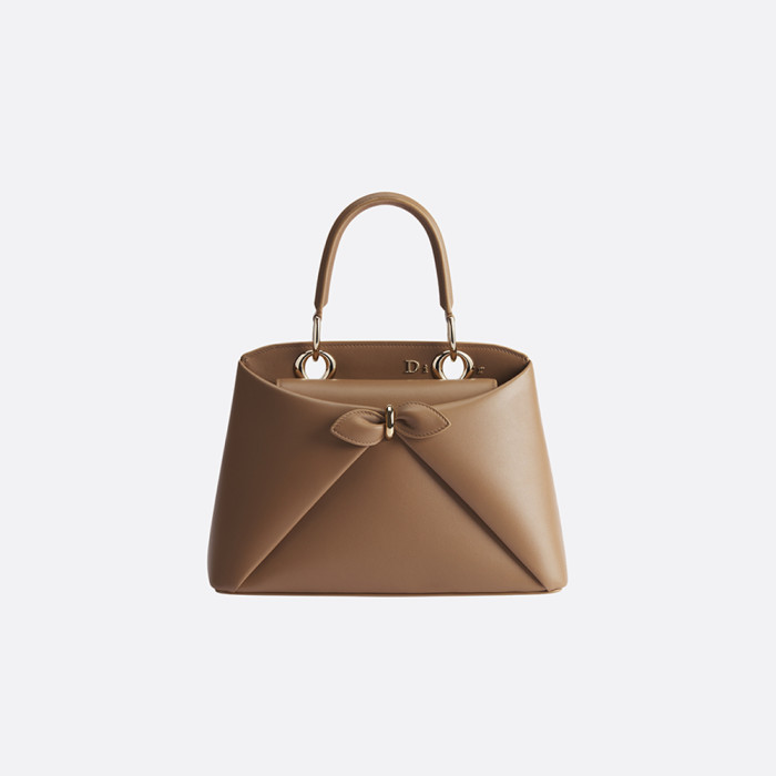 DIOR Small Dior Cigale Bag Shiny Supple Calfskin #385466