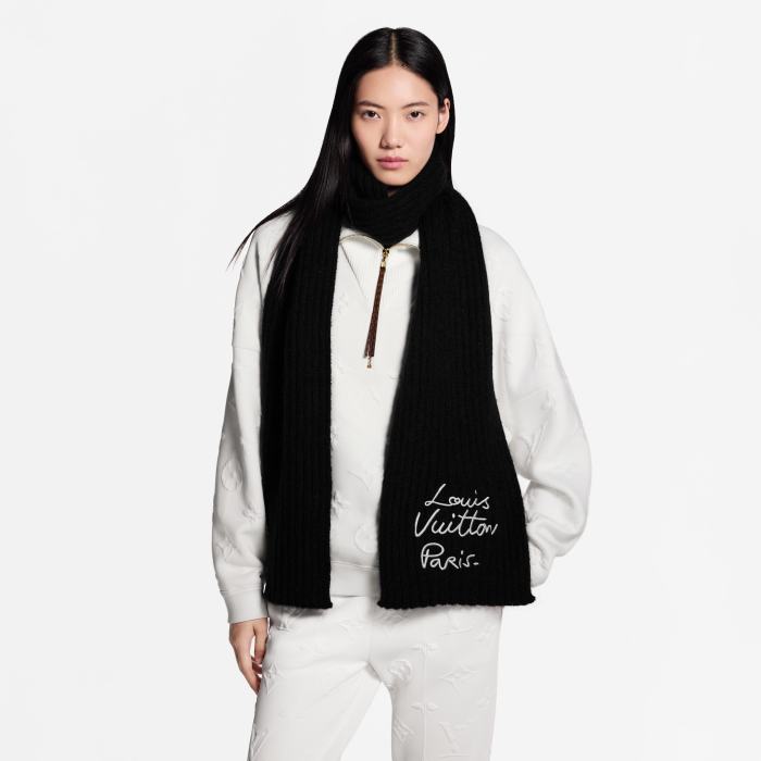 LOUIS VUITTON LV Script Scarf M97577 #385386