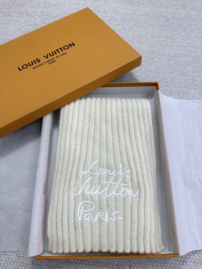 LOUIS VUITTON LV Script Scarf M97577 #385386
