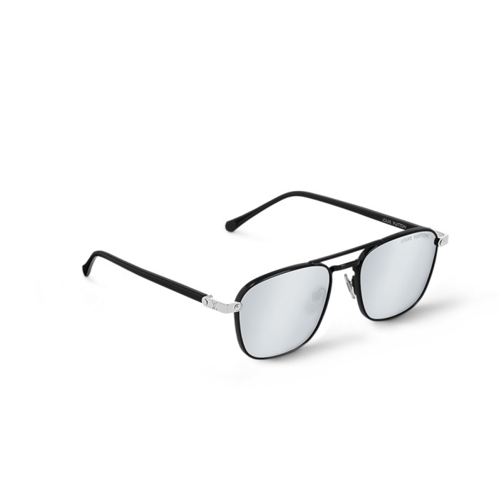 LOUIS VUITTON LV Signature Metal Square Sunglasses #385449