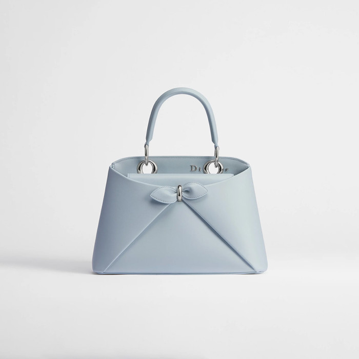 DIOR Small Dior Cigale Bag Shiny Supple Calfskin #385466