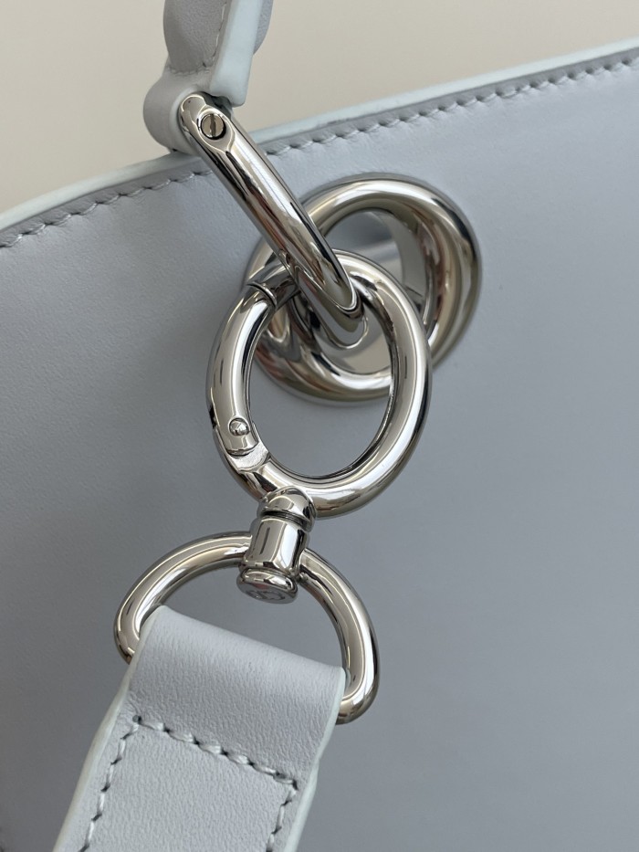 DIOR Small Dior Cigale Bag Shiny Supple Calfskin #385466