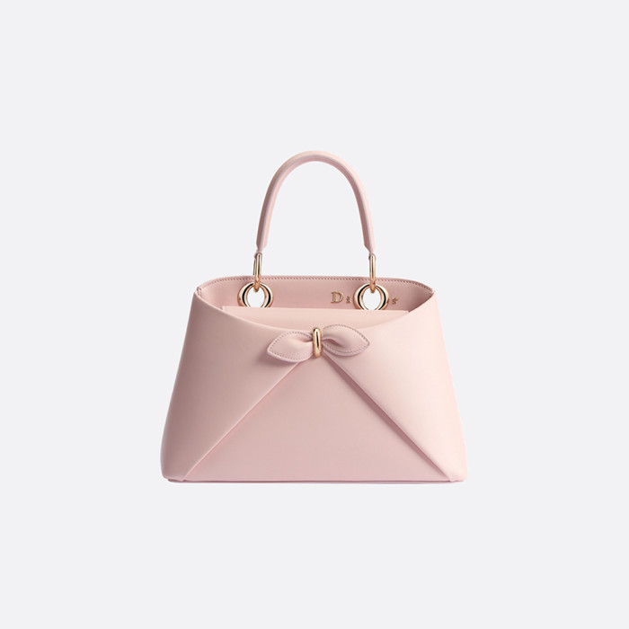 DIOR Small Dior Cigale Bag Shiny Supple Calfskin #385466