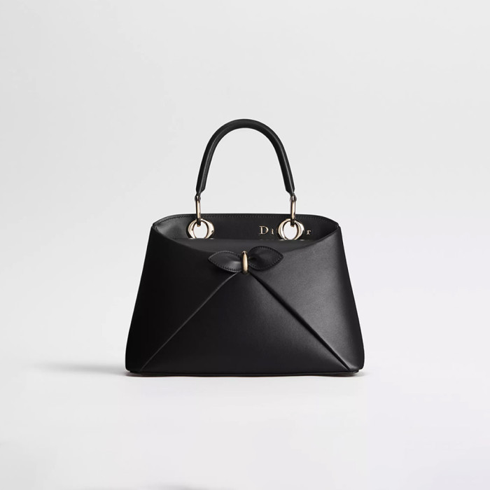 DIOR Small Dior Cigale Bag Shiny Supple Calfskin #385466