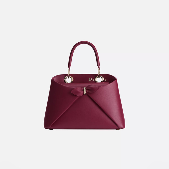 DIOR Small Dior Cigale Bag Shiny Supple Calfskin #385466