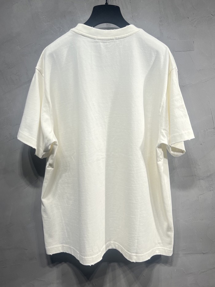 Acne Studios Printed T-Shirt Casual Fit White #385572
