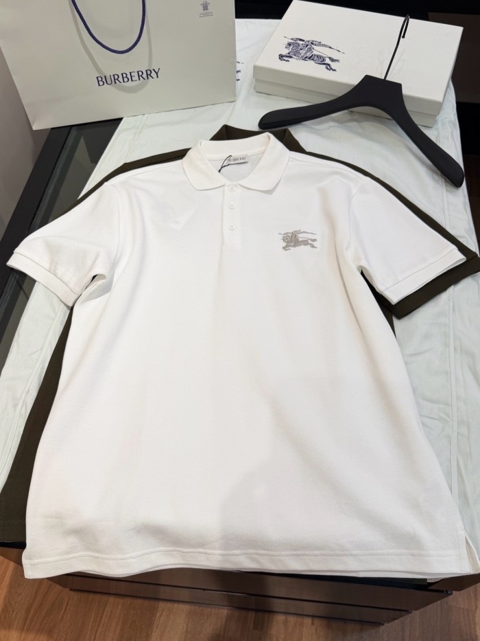 Burberry Knight Cotton Polo Shirt #385541