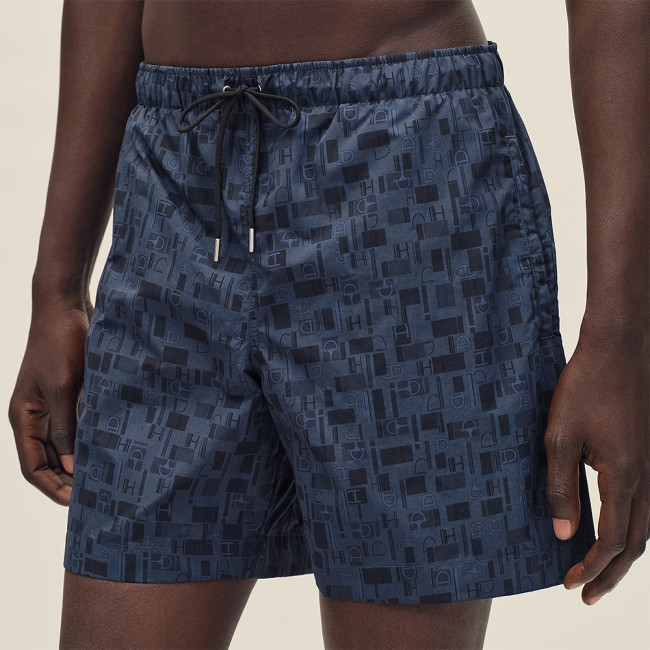 Hermès Metal Au Carre Swim Trunks #385537