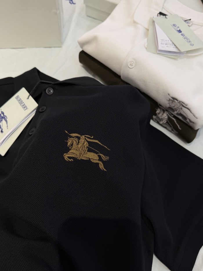 Burberry Knight Cotton Polo Shirt #385541