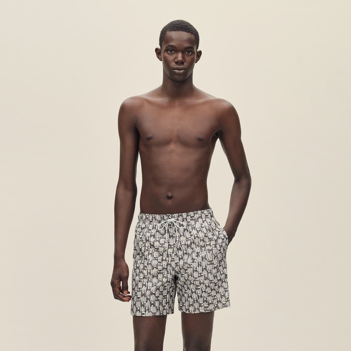Hermès H Cut Remix Swim Trunks #385536