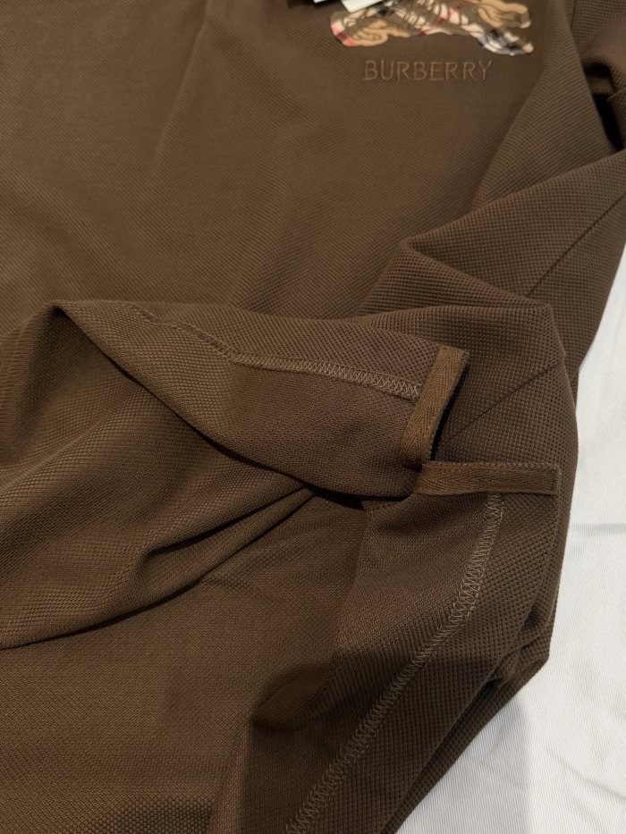 Burberry Knight Logo Cotton Polo Shirt #385543
