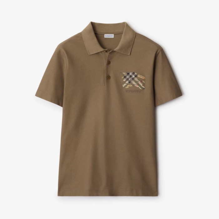Burberry Knight Logo Cotton Polo Shirt #385543