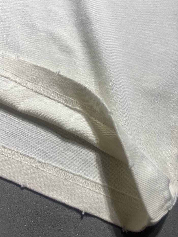 Acne Studios Printed T-Shirt Casual Fit White #385572