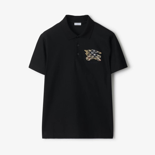 Burberry Knight Logo Cotton Polo Shirt #385543