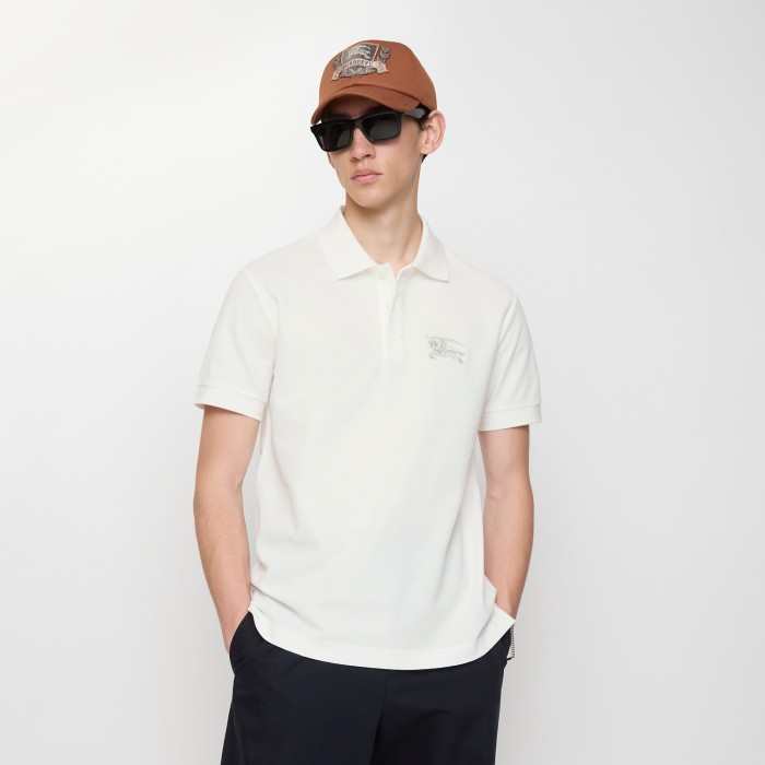 Burberry Knight Cotton Polo Shirt #385541