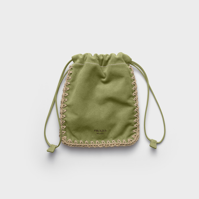 PRADA Agave Suede Smartphone Case #385517