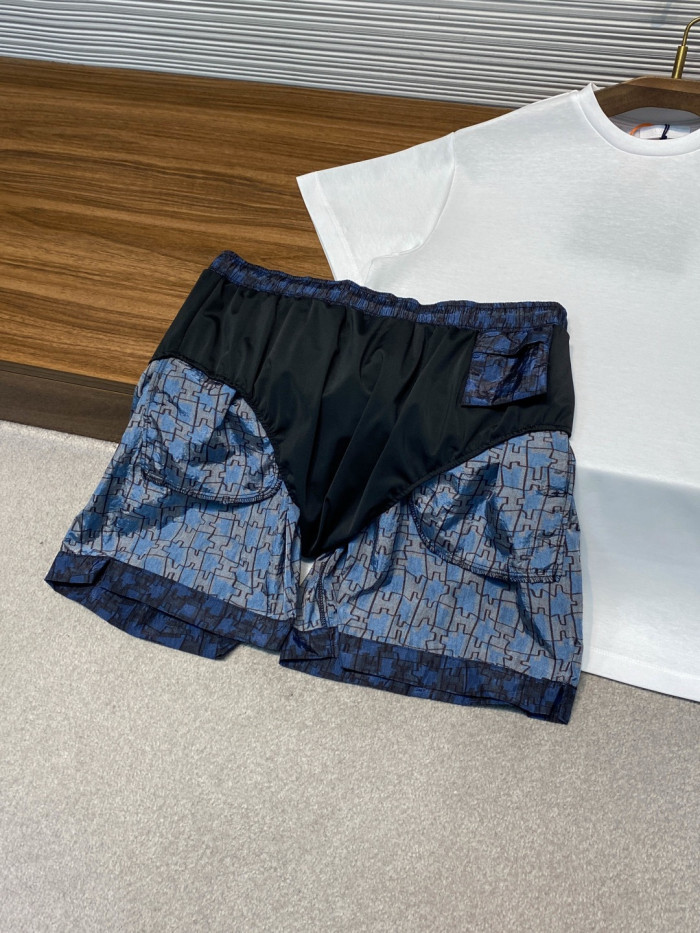 Hermès H Cut Remix Swim Trunks #385536