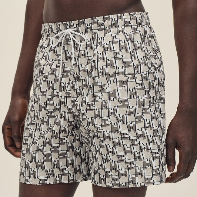 Hermès H Cut Remix Swim Trunks #385536