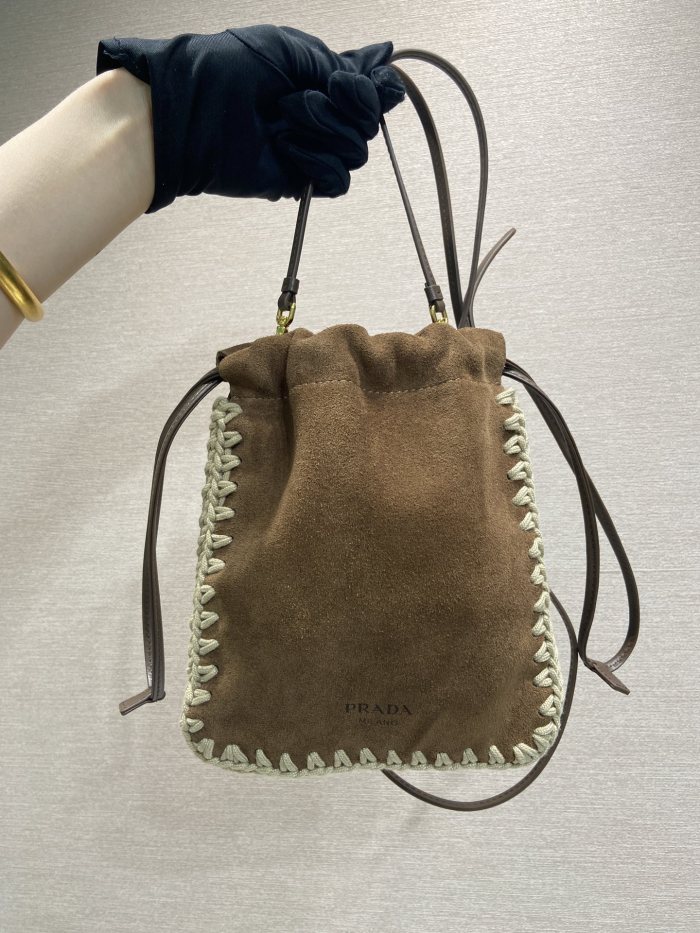 PRADA Agave Suede Smartphone Case #385517