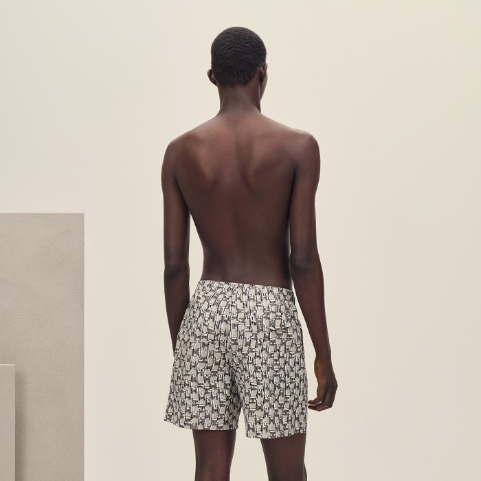 Hermès H Cut Remix Swim Trunks #385536