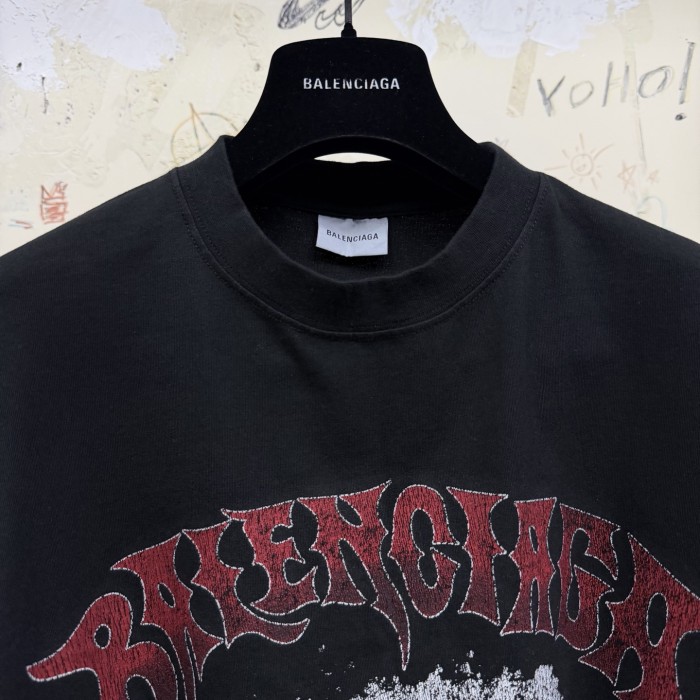 Balenciaga Top-quality Version Vintage Surfer Oversized T-shirt #385524
