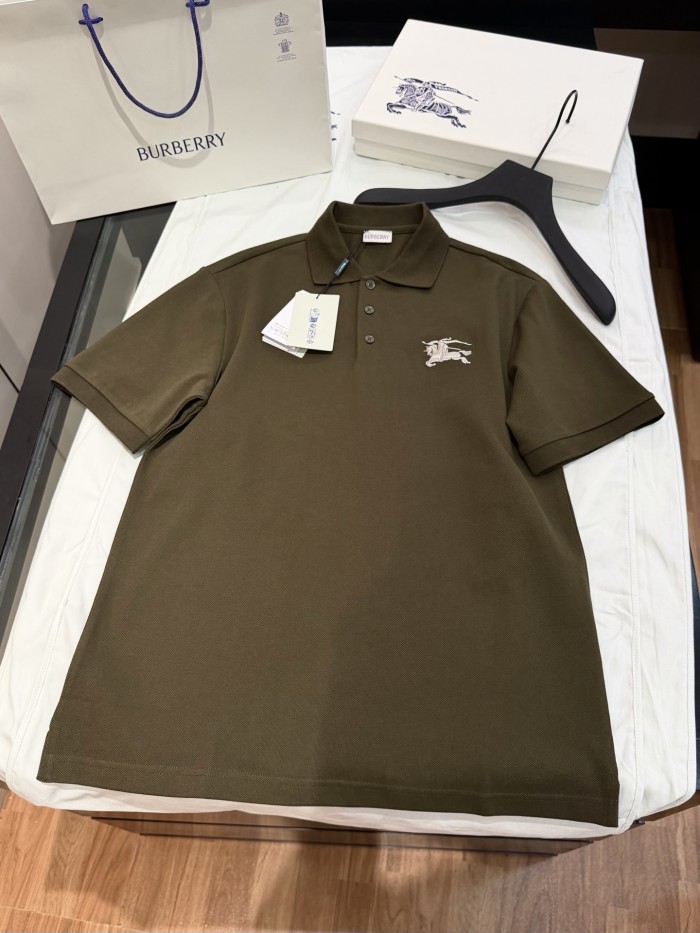 Burberry Knight Cotton Polo Shirt #385541