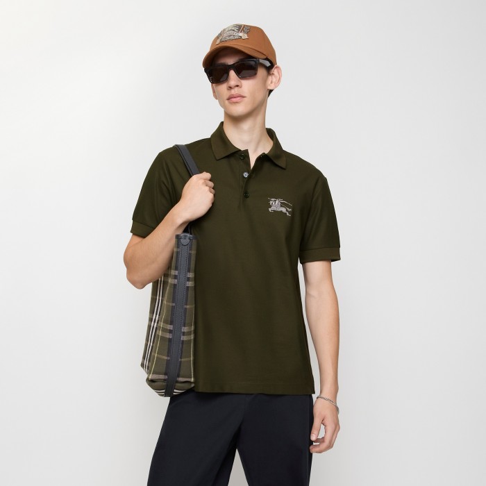 Burberry Knight Cotton Polo Shirt #385541