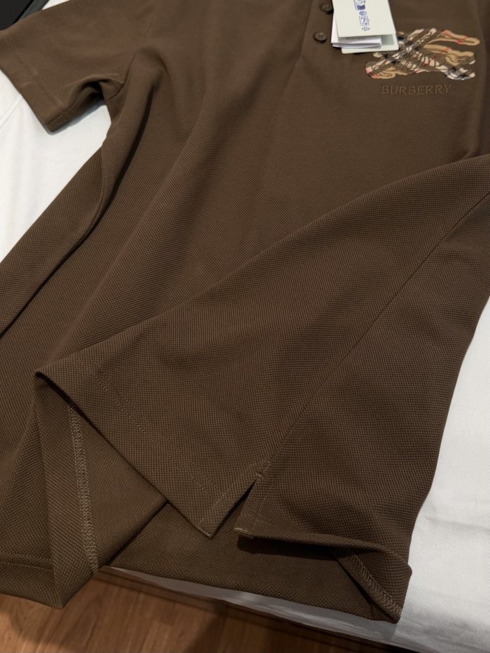 Burberry Knight Logo Cotton Polo Shirt #385543