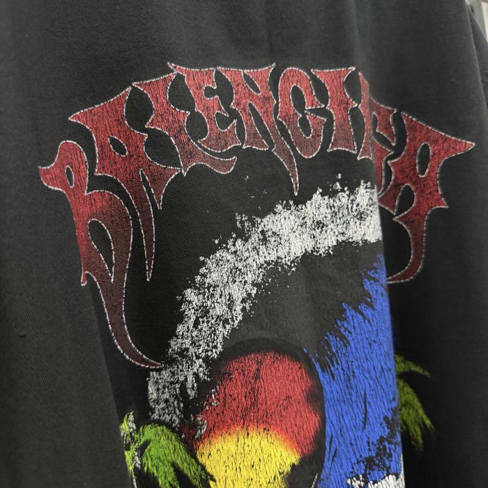 Balenciaga Top-quality Version Vintage Surfer Oversized T-shirt #385524