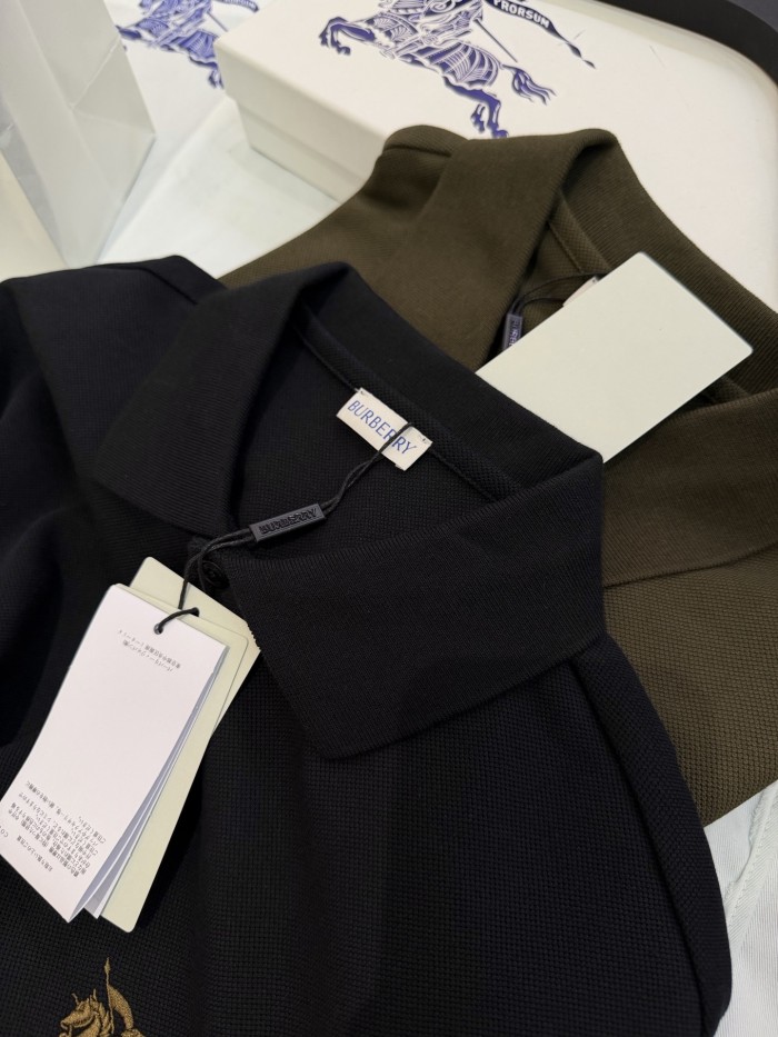 Burberry Knight Cotton Polo Shirt #385541