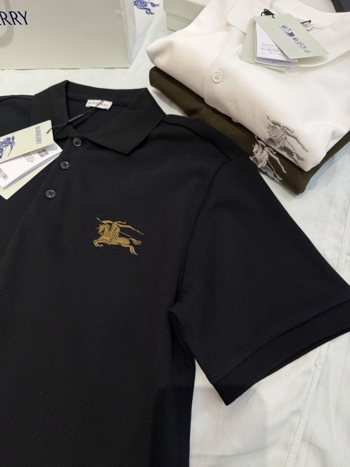 Burberry Knight Cotton Polo Shirt #385541