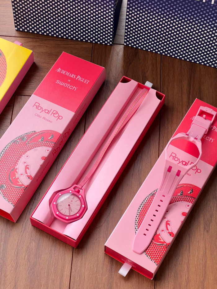 AUDEMARS PIGUET × SWATCH OTG ROZ Royal Pop Collection #385674