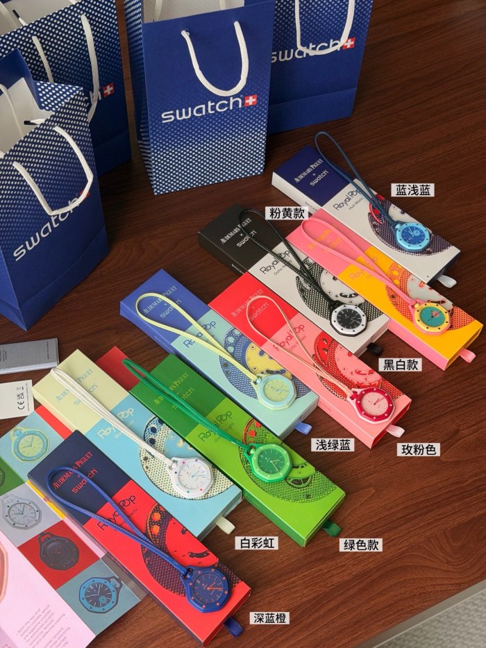 AUDEMARS PIGUET × SWATCH OTG ROZ Royal Pop Collection #385674