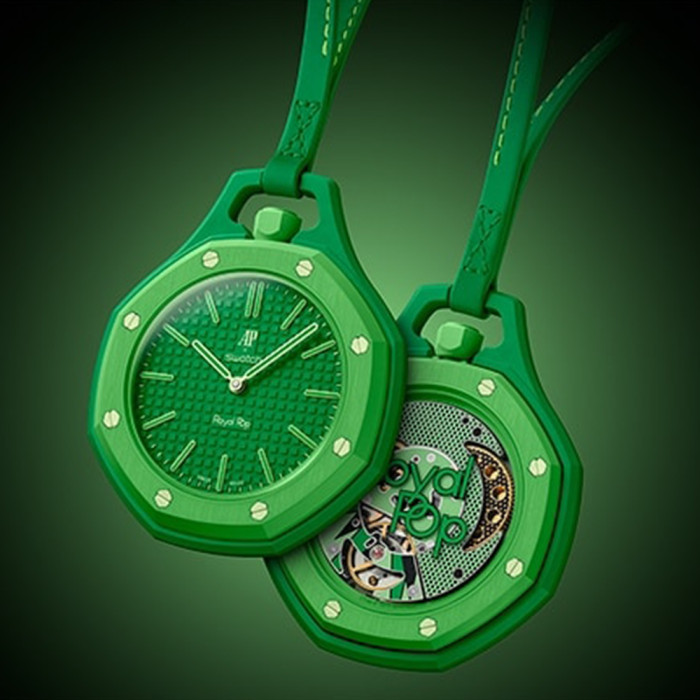 AUDEMARS PIGUET × SWATCH OTG ROZ Royal Pop Collection #385674
