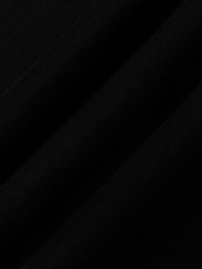DIOR T-Shirt with CD Embroidery Regular Fit Black Cotton Jersey #385788