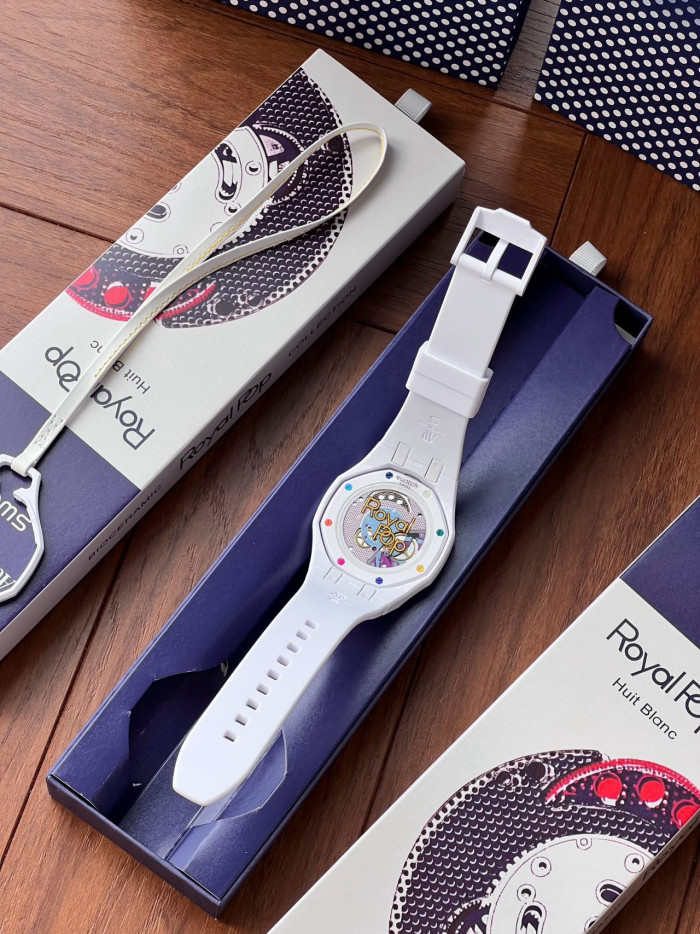 AUDEMARS PIGUET × SWATCH OTG ROZ Royal Pop Collection #385674