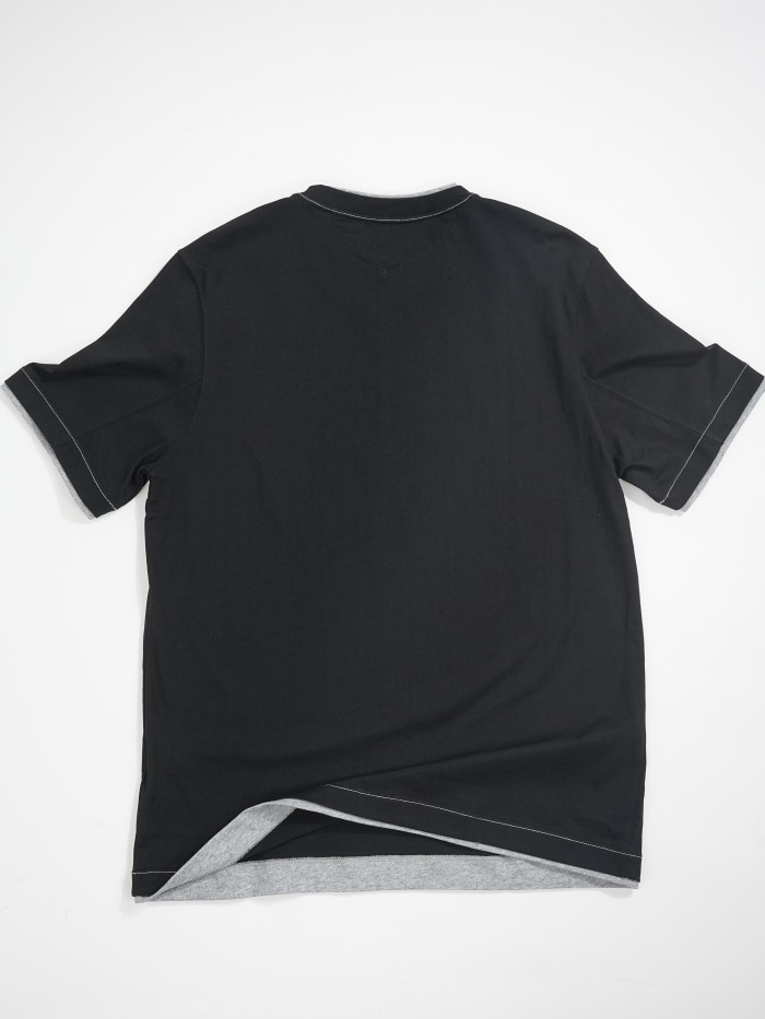 Brunello Cucinelli Solomeo Embroidered Logo T-shirt #385768