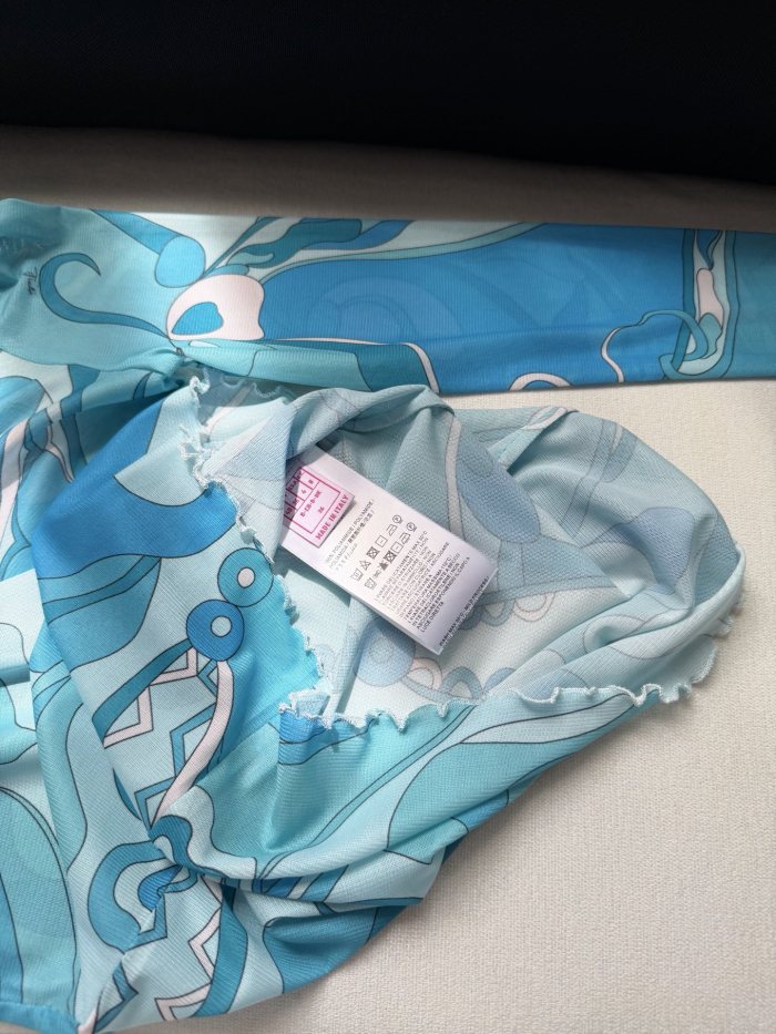 PUCCI Orchidee Print Tulle Top #385801