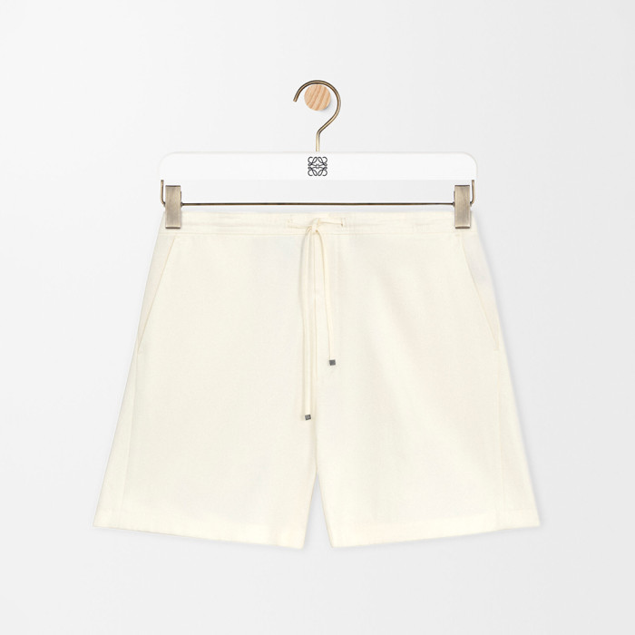 LOEWE  Shirt and Shorts in lyocell Beige #385885