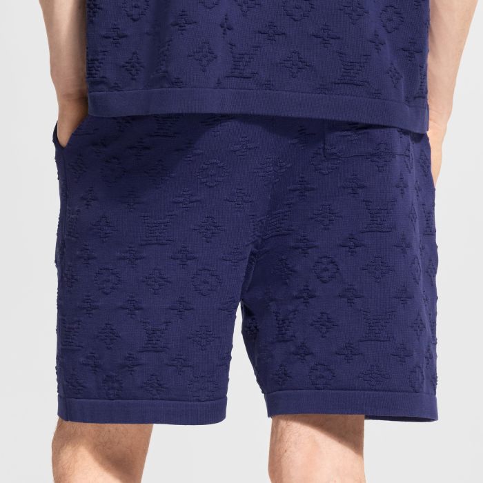 LOUIS VUITTON Monogram Shorts and Short-Sleeved Crewneck #385945